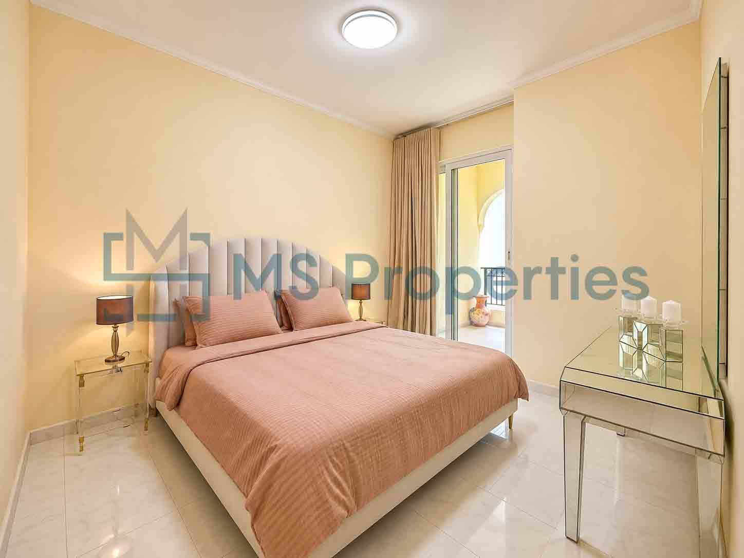 Exclusive 2 BDR Furnished with Balcony Sea View
