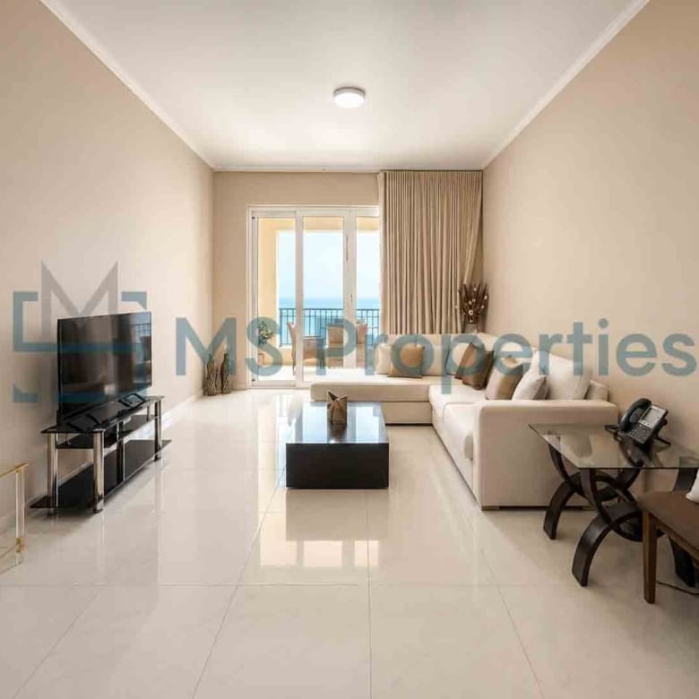 Exclusive 2 BDR Furnished with Balcony Sea View
