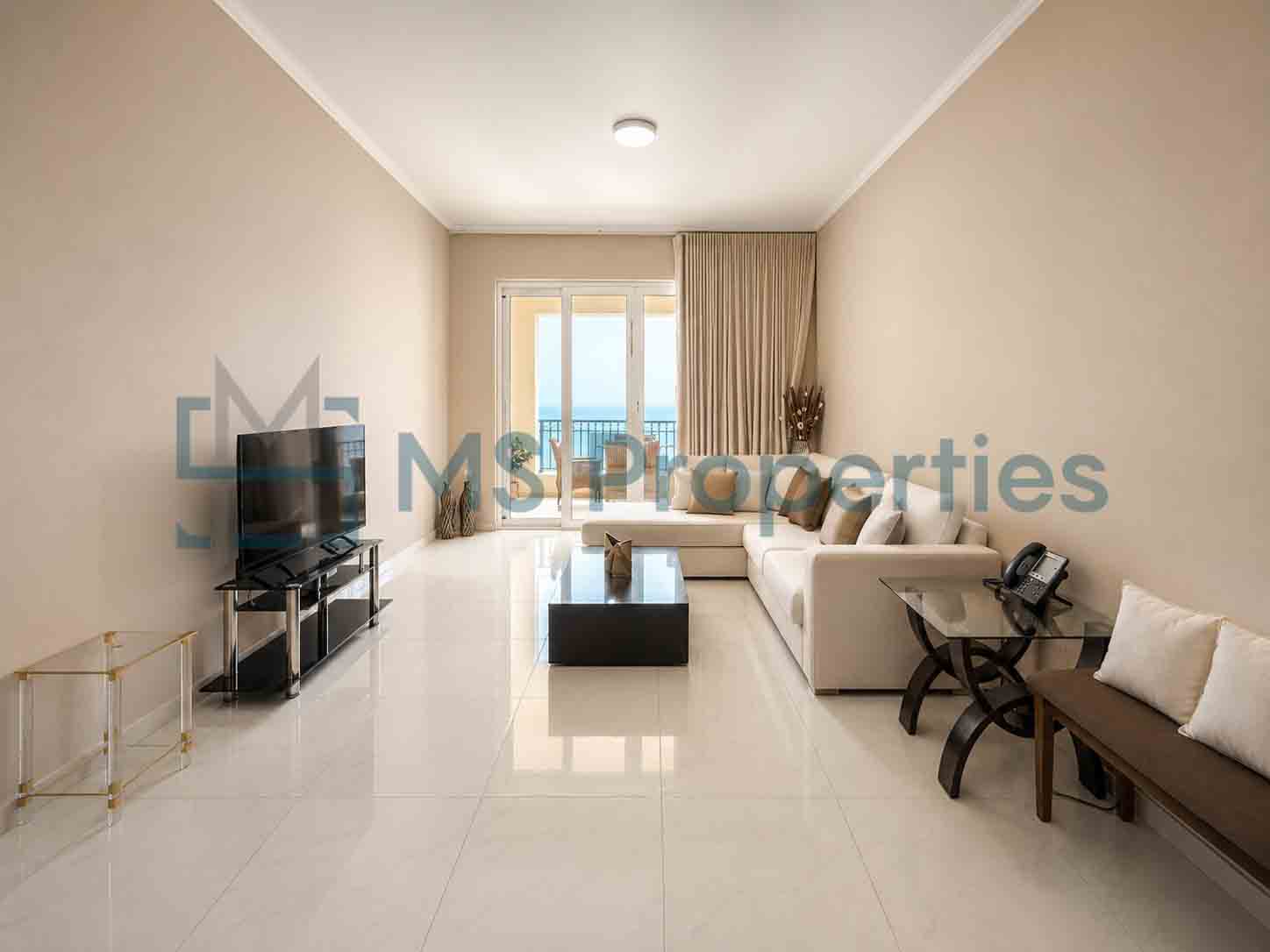 Exclusive 2 BDR Furnished with Balcony Sea View
