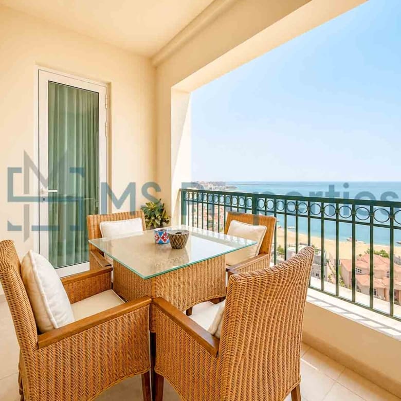 Exclusive 2 BDR Furnished with Balcony Sea View