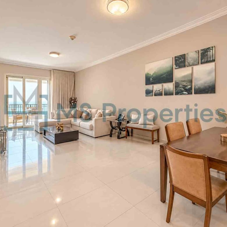 Exclusive 2 BDR Furnished with Balcony Sea View
