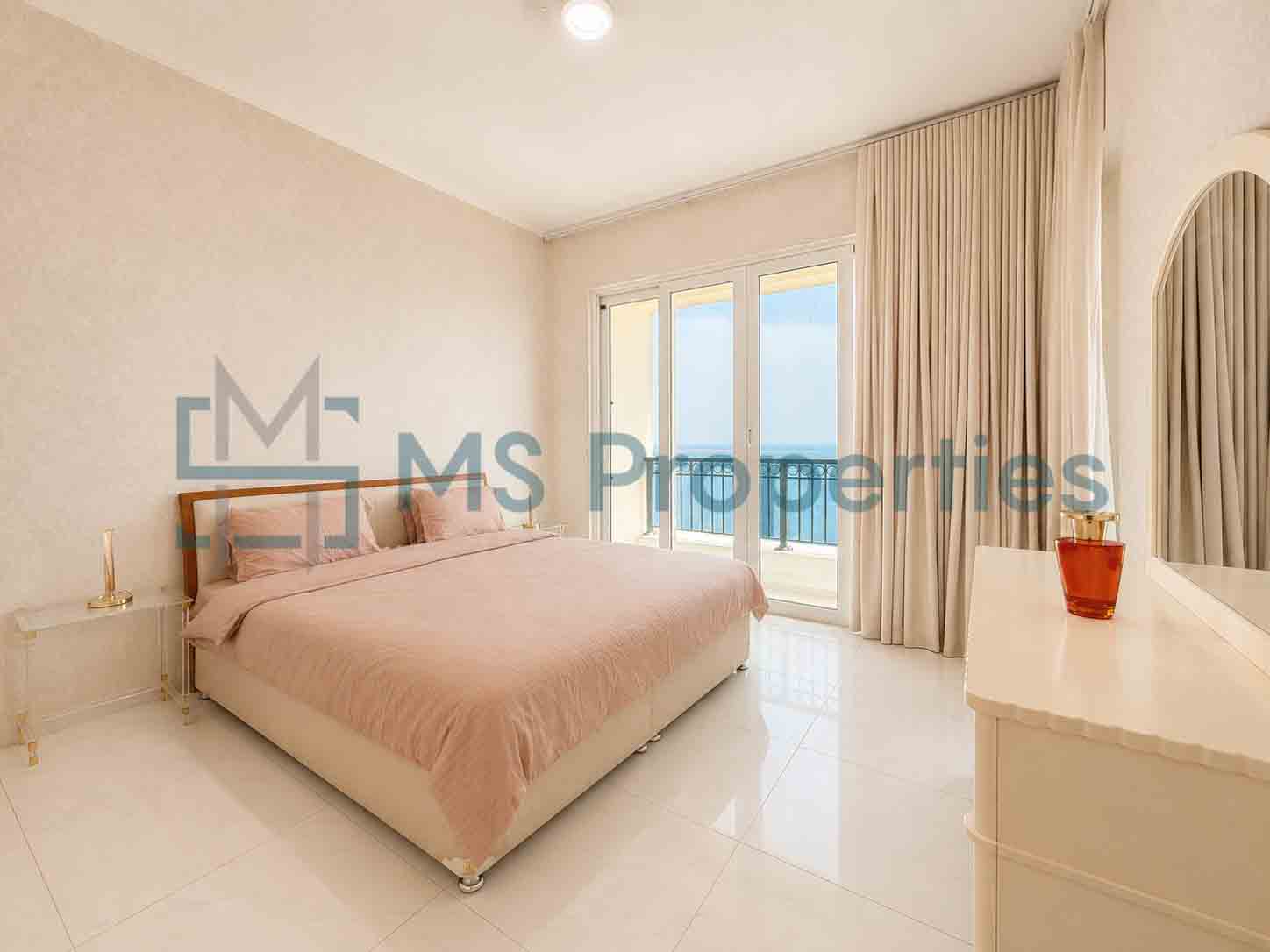 Exclusive 2 BDR Furnished with Balcony Sea View