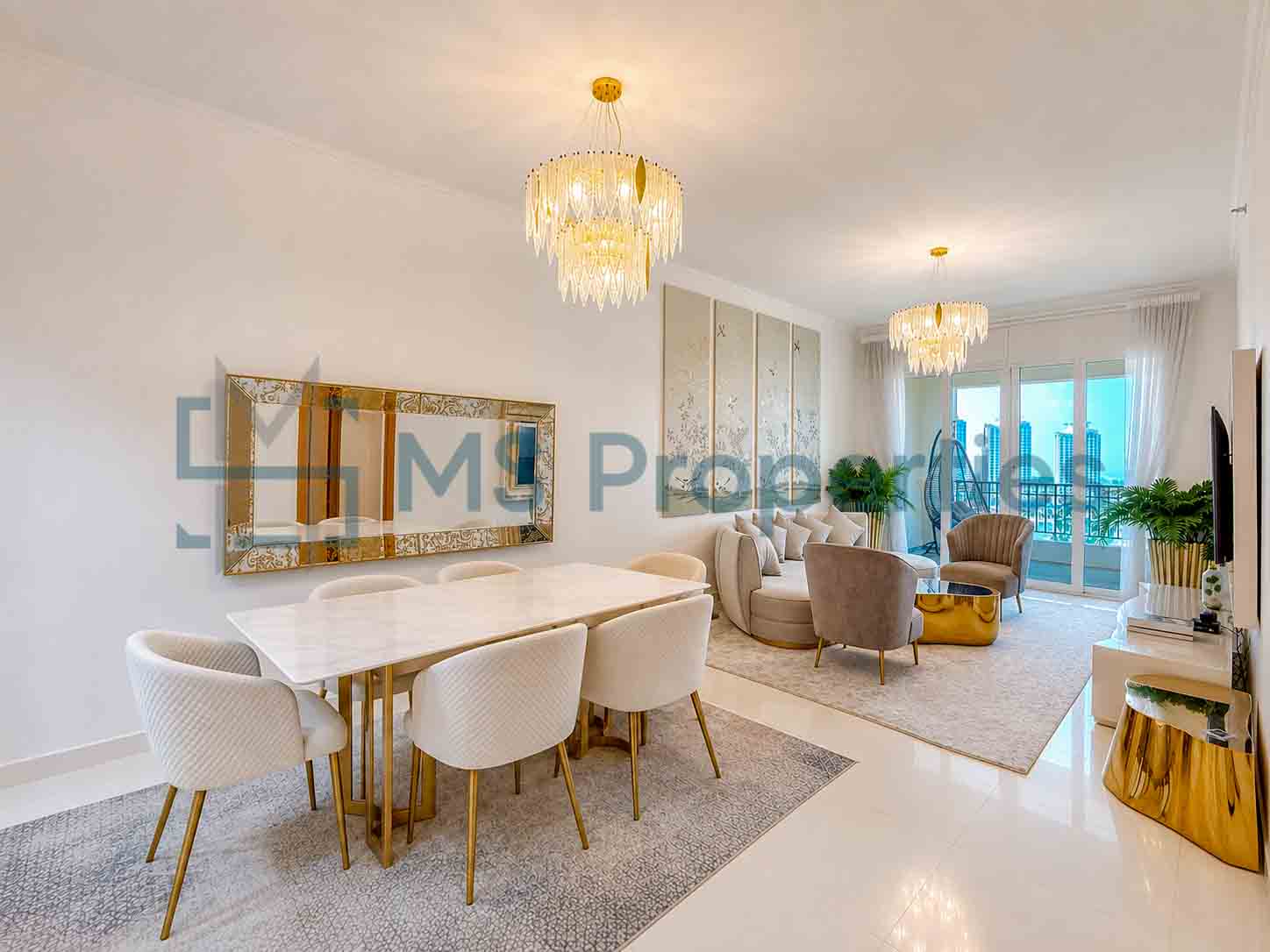 Premium 3BR Furnished | Beautiful Sea View Balcony