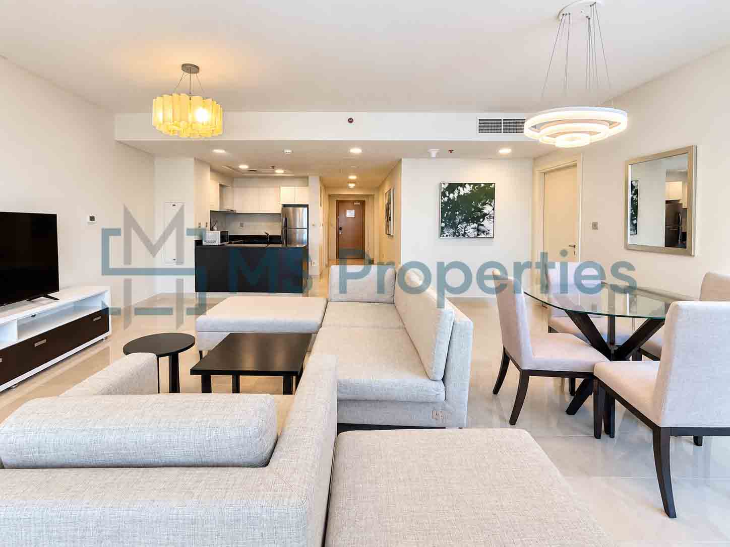 Elegant 1BDR Furnished with Beautiful City View Balcony