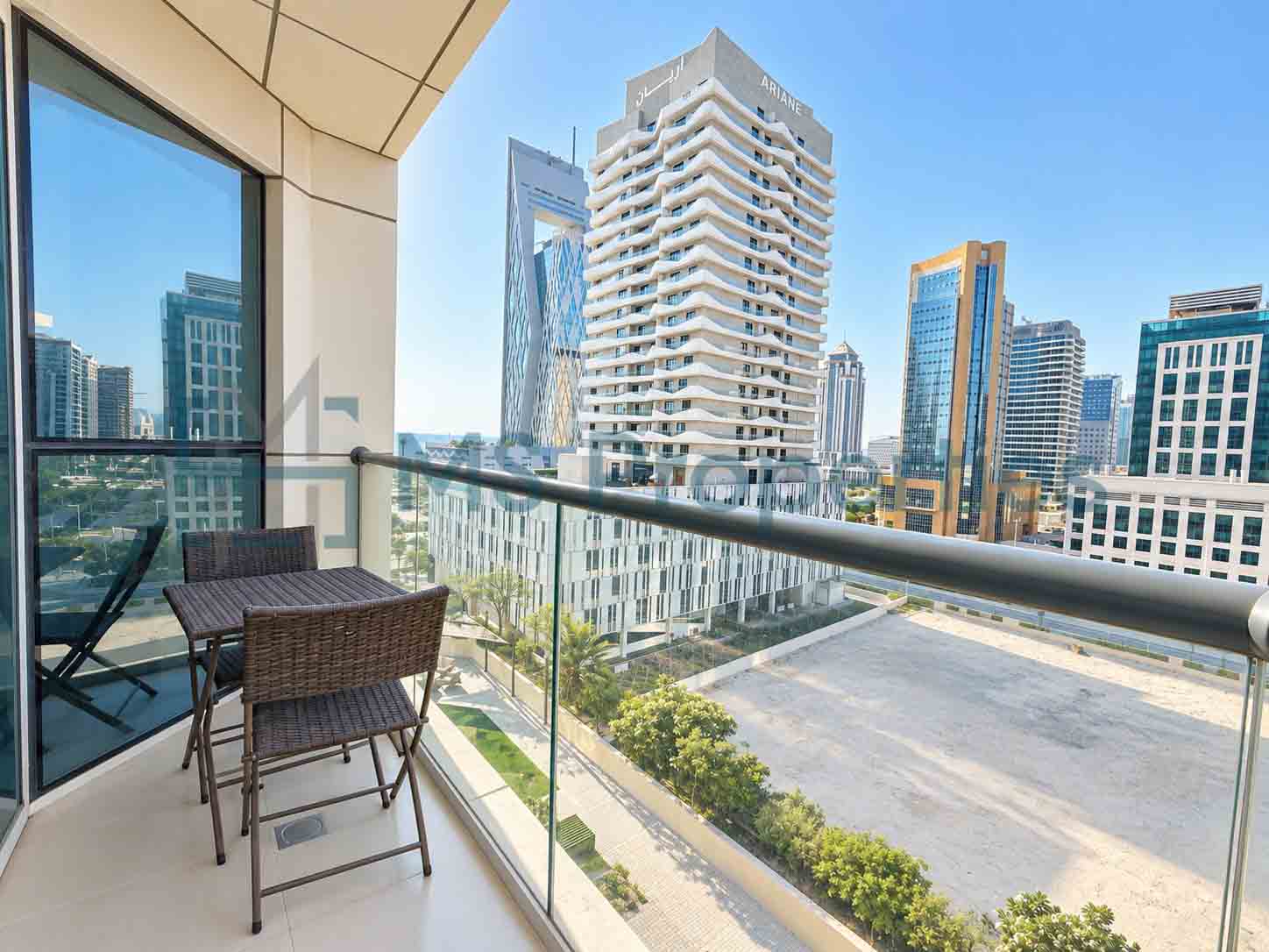 Elegant 1BDR Furnished with Beautiful City View Balcony