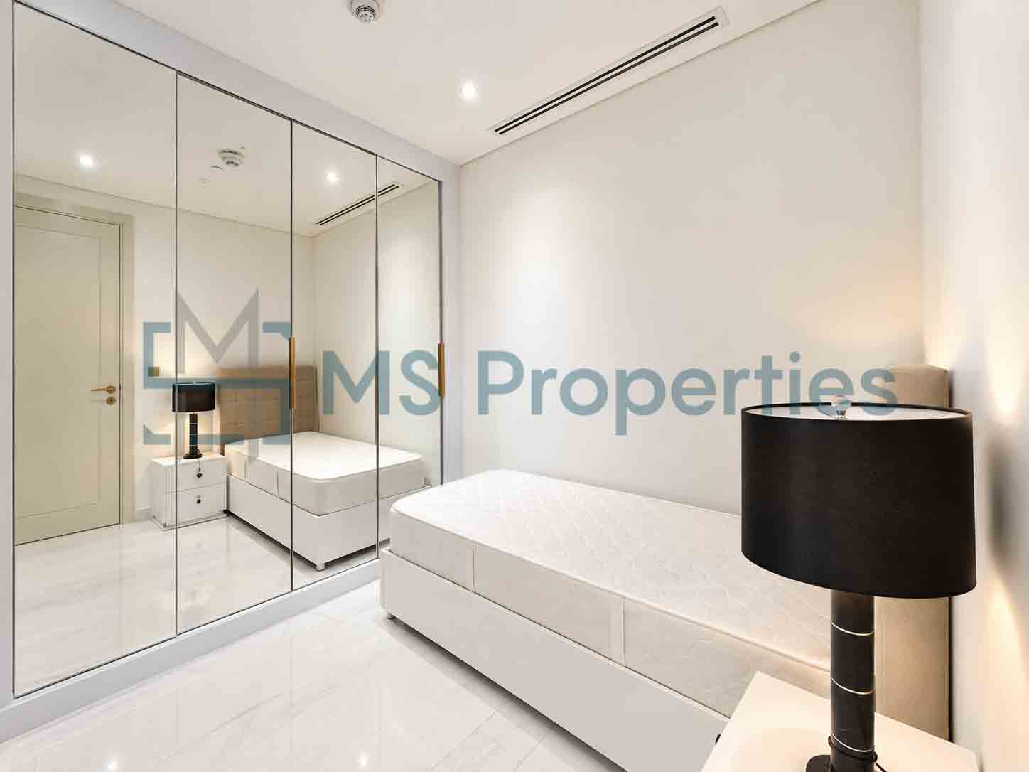 Premium Furnished 2 BHK + Maid w/ Balcony | Sea View | QCool Included