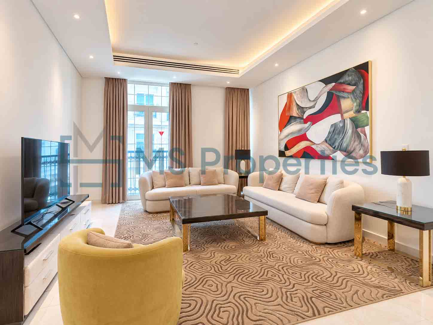 Premium Furnished 2 BHK + Maid w/ Balcony | Sea View | QCool Included