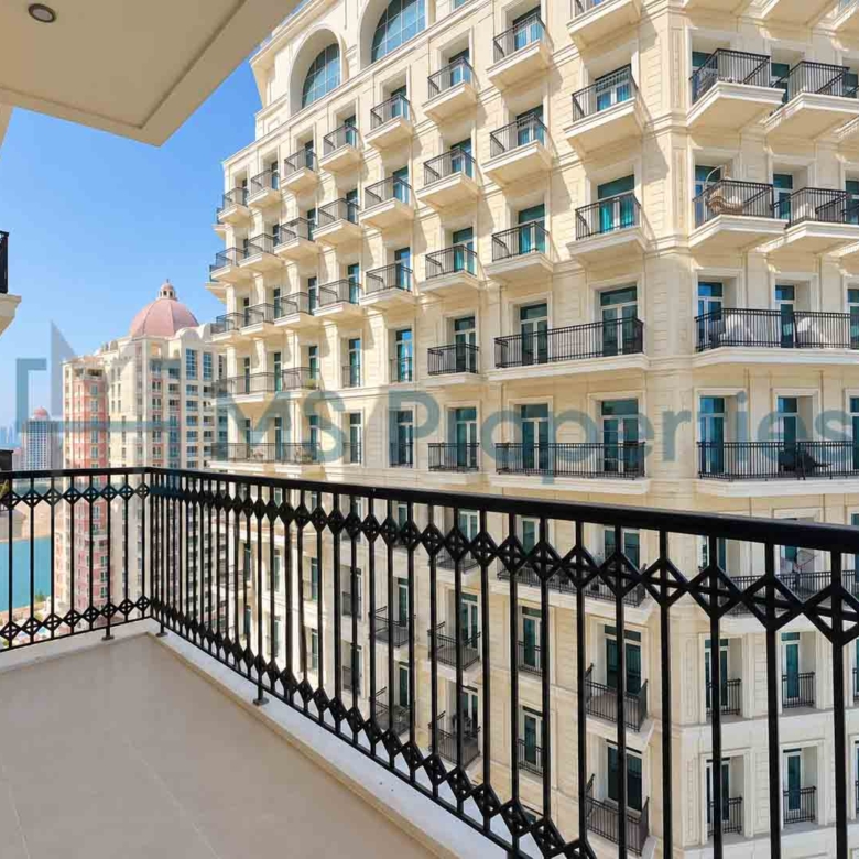 Premium Furnished 2 BHK + Maid w/ Balcony | Sea View | QCool Included
