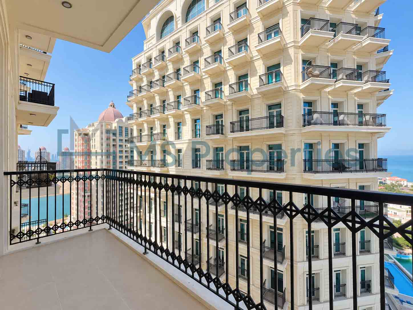 Premium Furnished 2 BHK + Maid w/ Balcony | Sea View | QCool Included