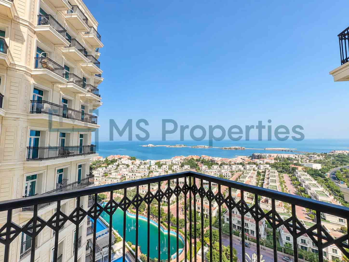 Premium Furnished 2 BHK + Maid w/ Balcony | Sea View | QCool Included