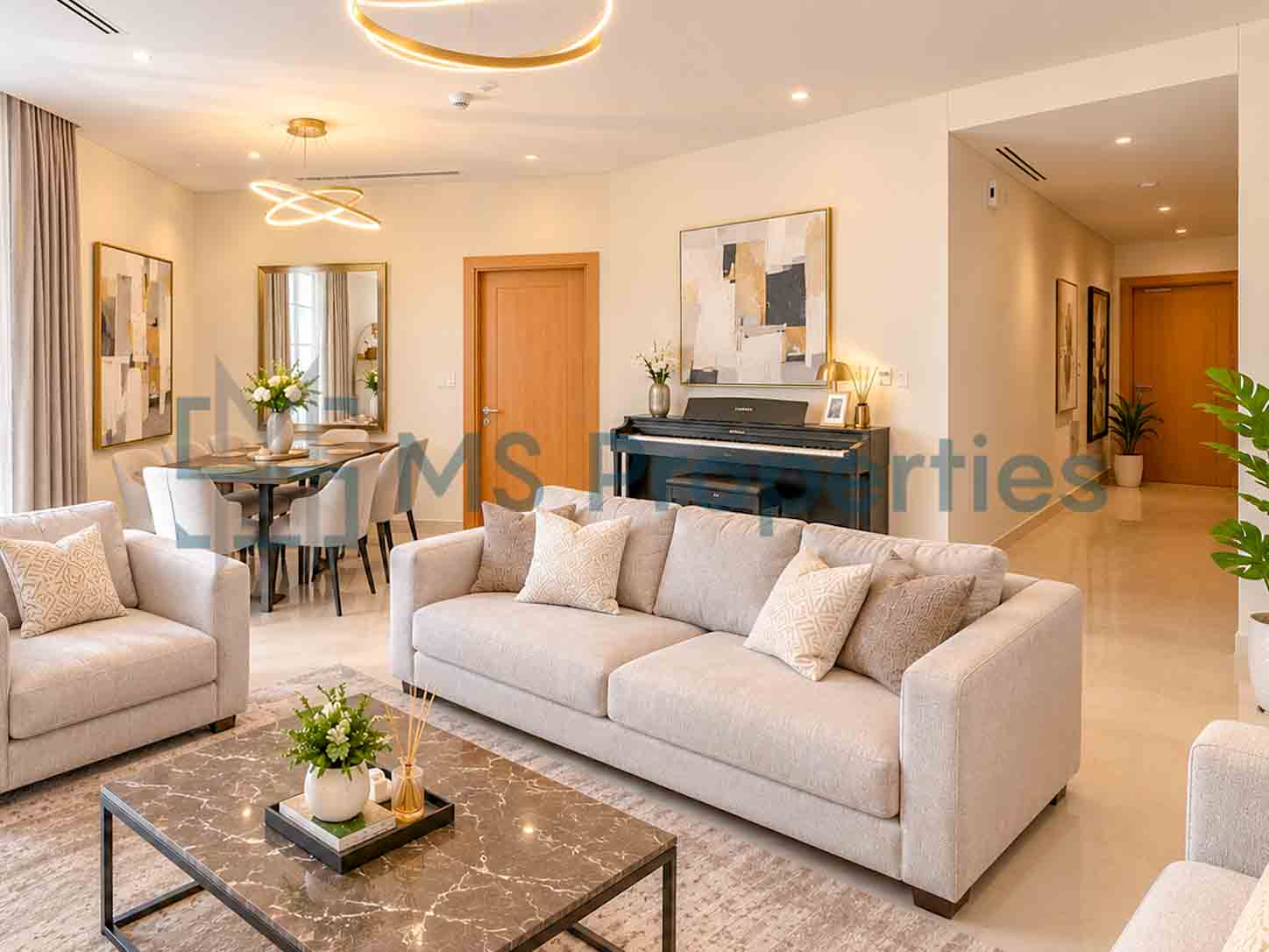 Luxurious 2 Bedrooms + Maid | Amazing View Balcony