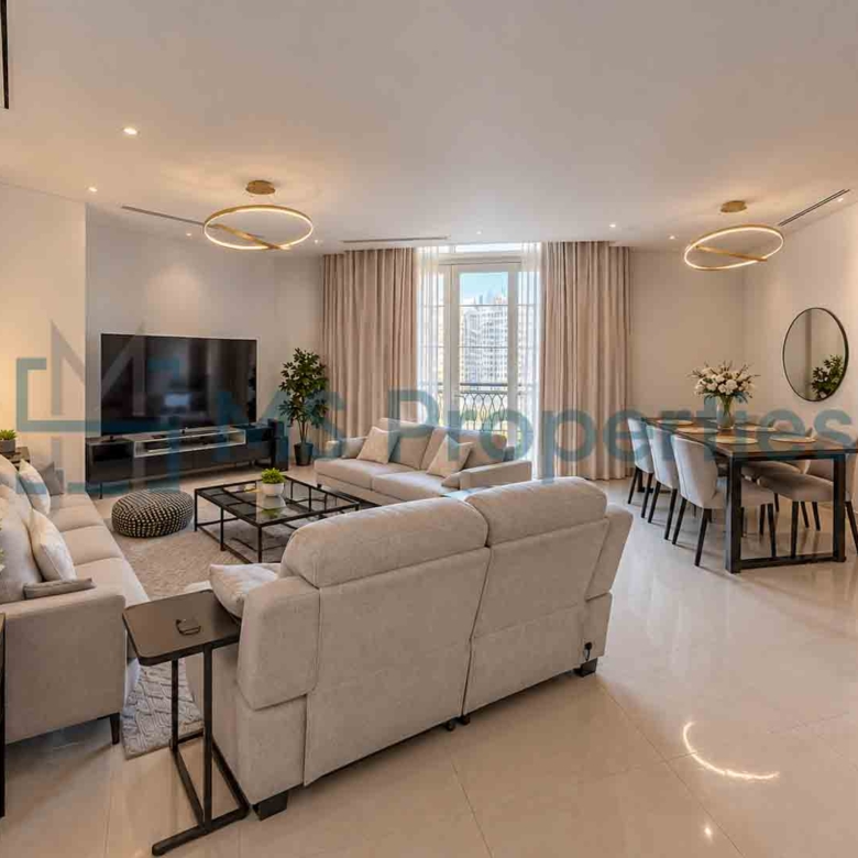 Luxurious 2 Bedrooms + Maid | Amazing View Balcony