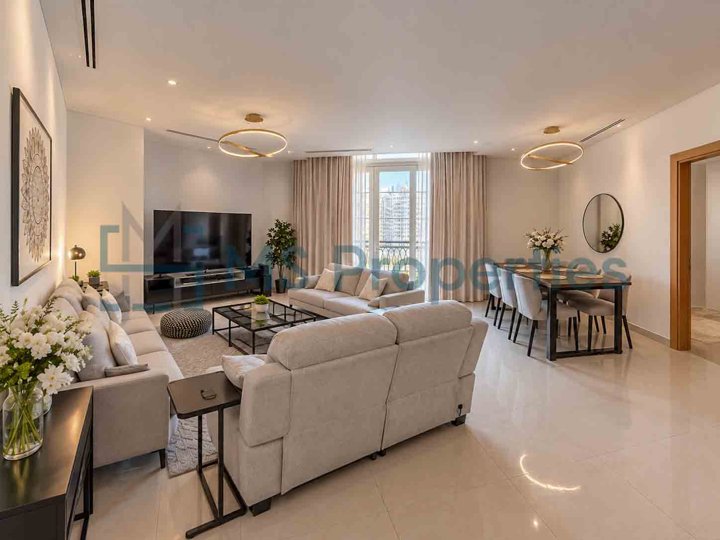 Luxurious 2 Bedrooms + Maid | Amazing View Balcony