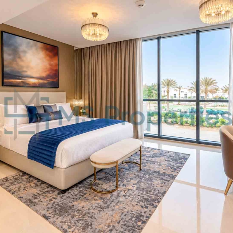 Exclusive Furnished 2BR Chalet Duplex | Sea View Balcony | Beach Access