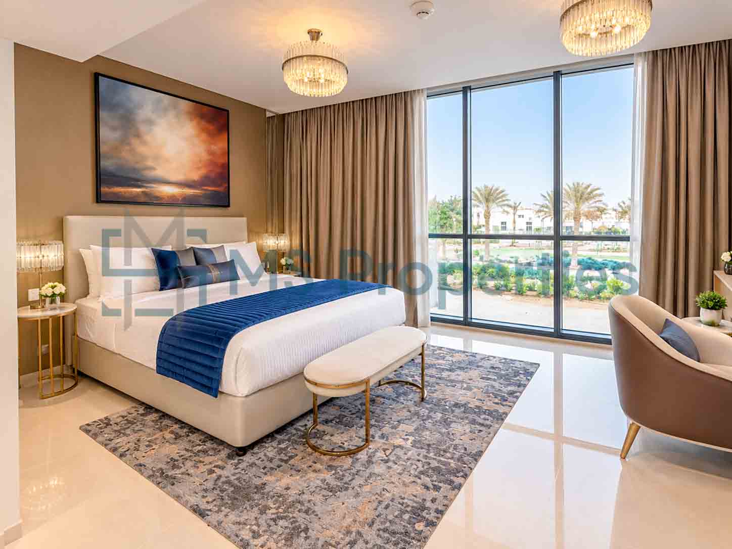 Exclusive Furnished 2BR Chalet Duplex | Sea View Balcony | Beach Access
