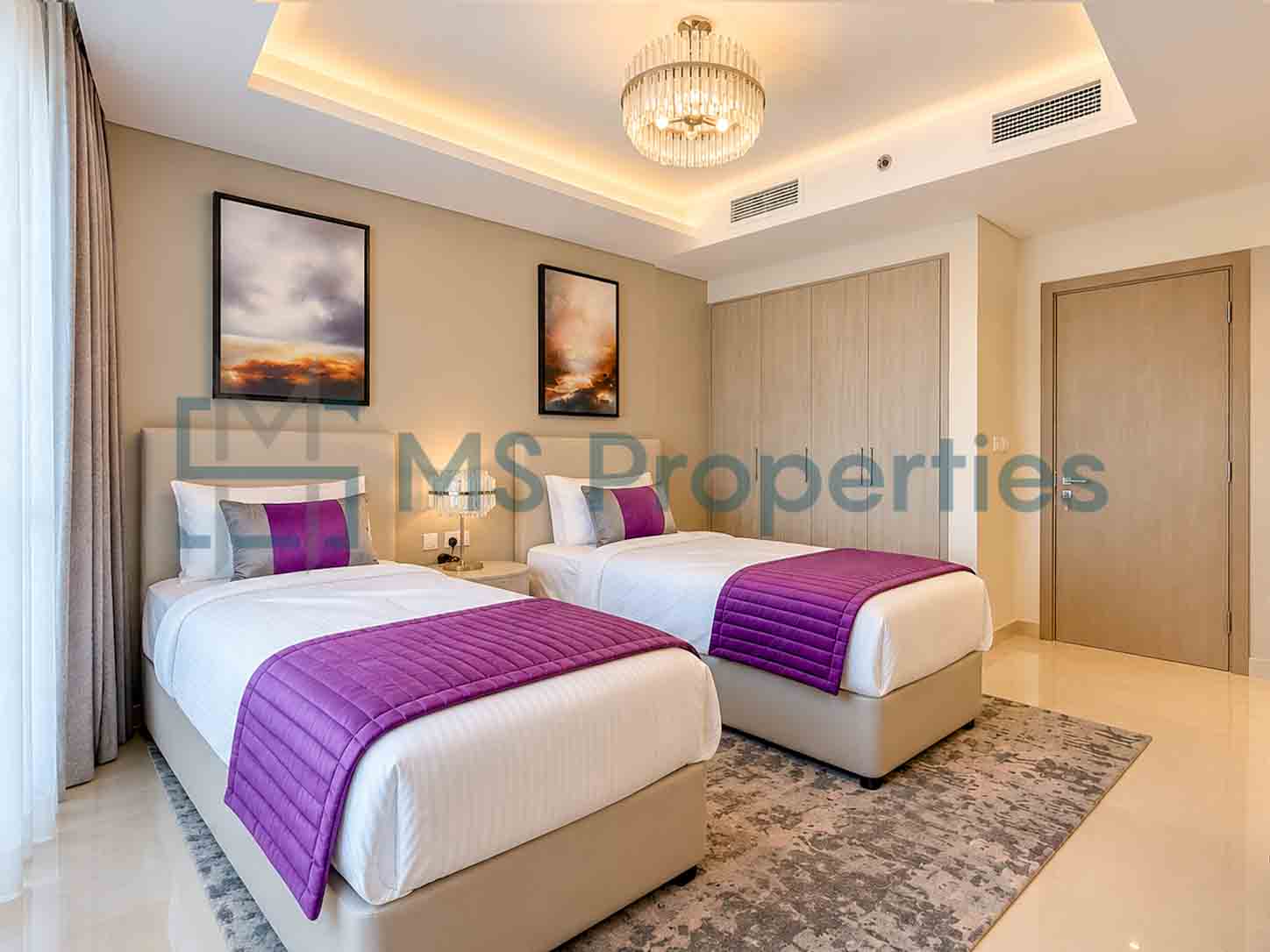 Exclusive Furnished 2BR Chalet Duplex | Sea View Balcony | Beach Access