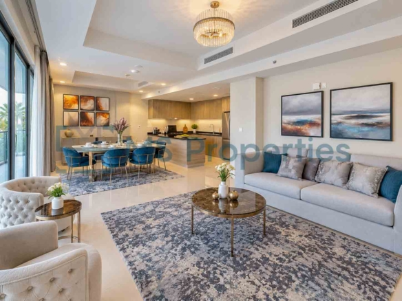 Exclusive Furnished 2BR Chalet Duplex | Sea View Balcony | Beach Access