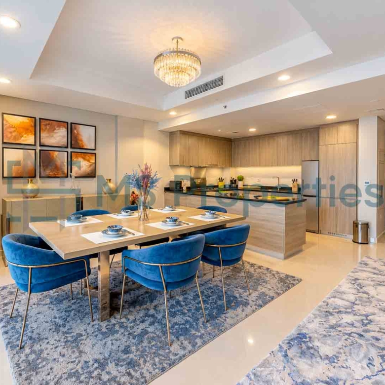Exclusive Furnished 2BR Chalet Duplex | Sea View Balcony | Beach Access