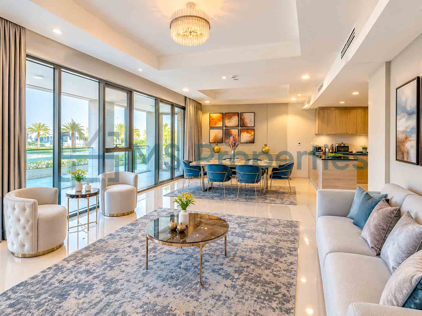 Exclusive Furnished 2BR Chalet Duplex | Sea View Balcony | Beach Access