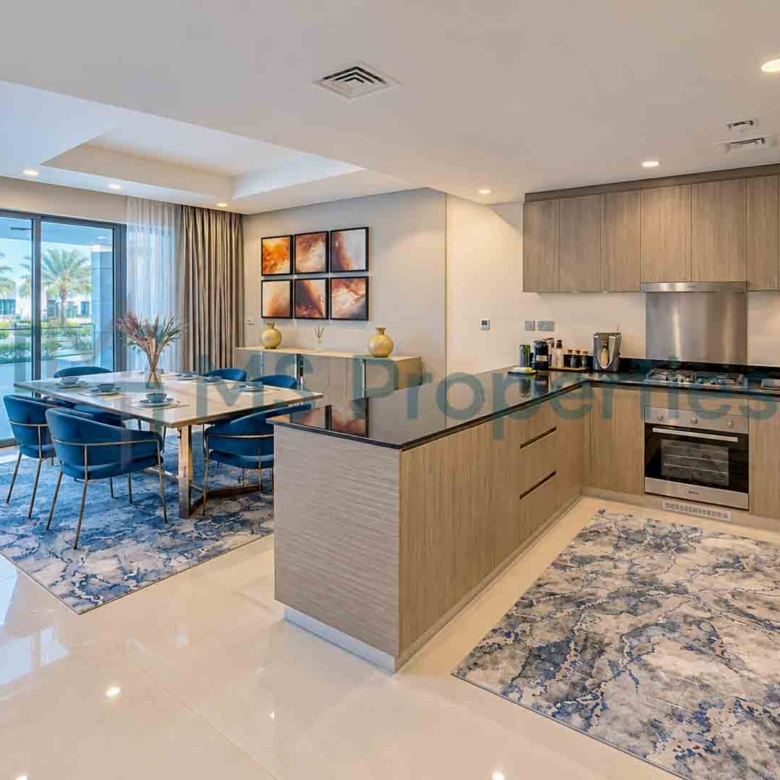 Exclusive Furnished 2BR Chalet Duplex | Sea View Balcony | Beach Access
