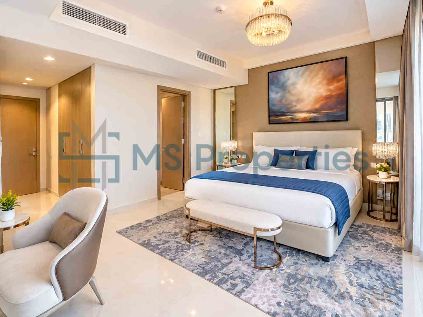 Exclusive Furnished 2BR Chalet Duplex | Sea View Balcony | Beach Access