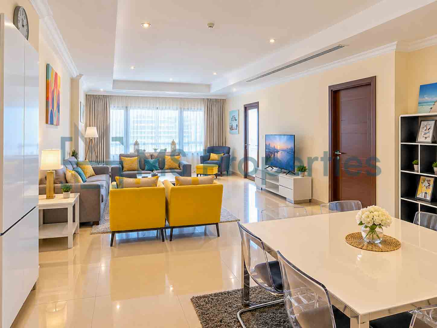 Elegant 1BDR Furnished with Stunning View Balcony
