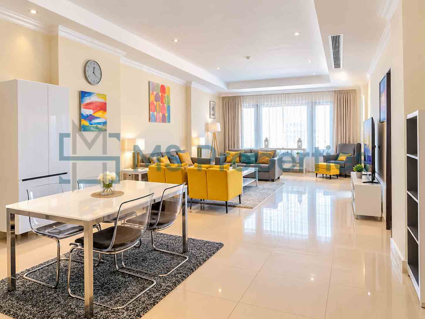 Elegant 1BDR Furnished with Stunning View Balcony