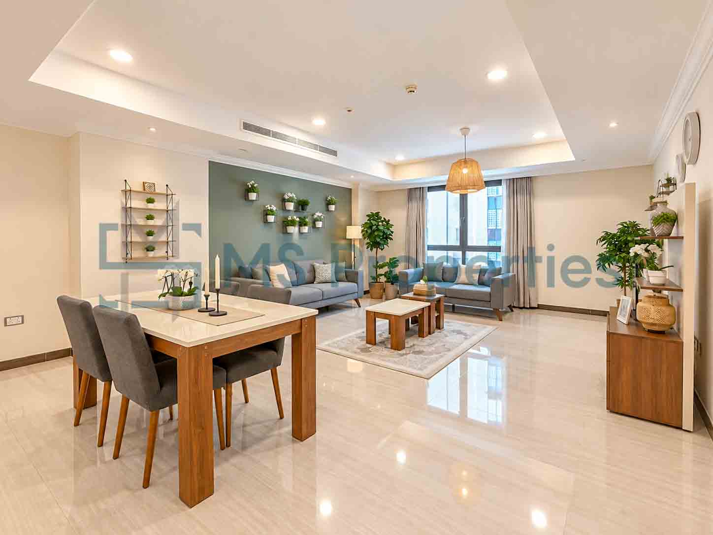 Well-Maintained 1 BHK Furnished with Stunning View