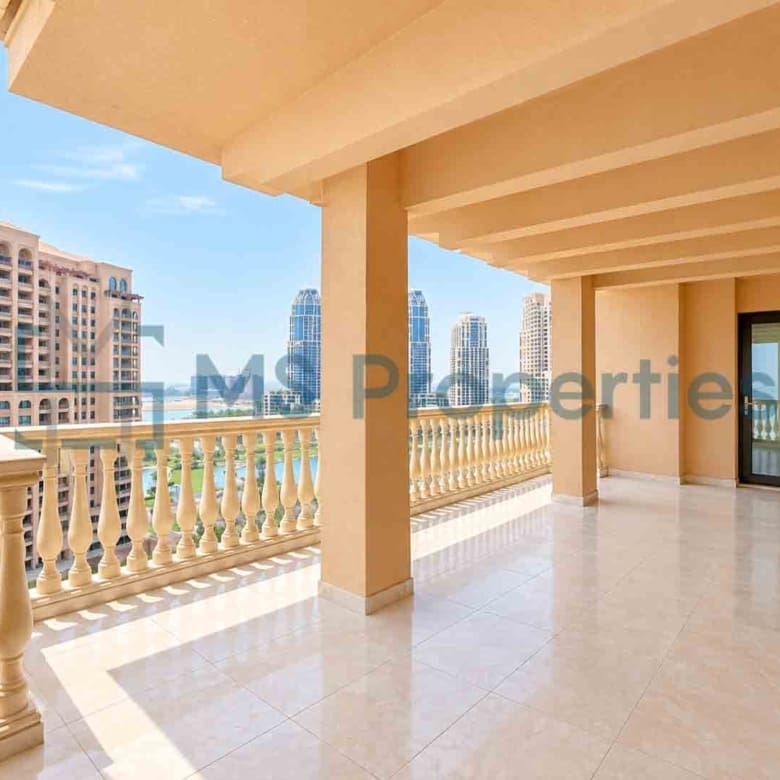 Experience 3BHK + Maid Room with Stunning Full Marina View Balcony