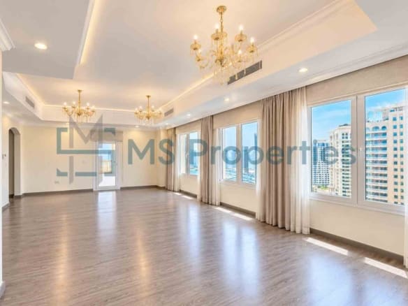 Experience 3BHK + Maid Room with Stunning Full Marina View Balcony