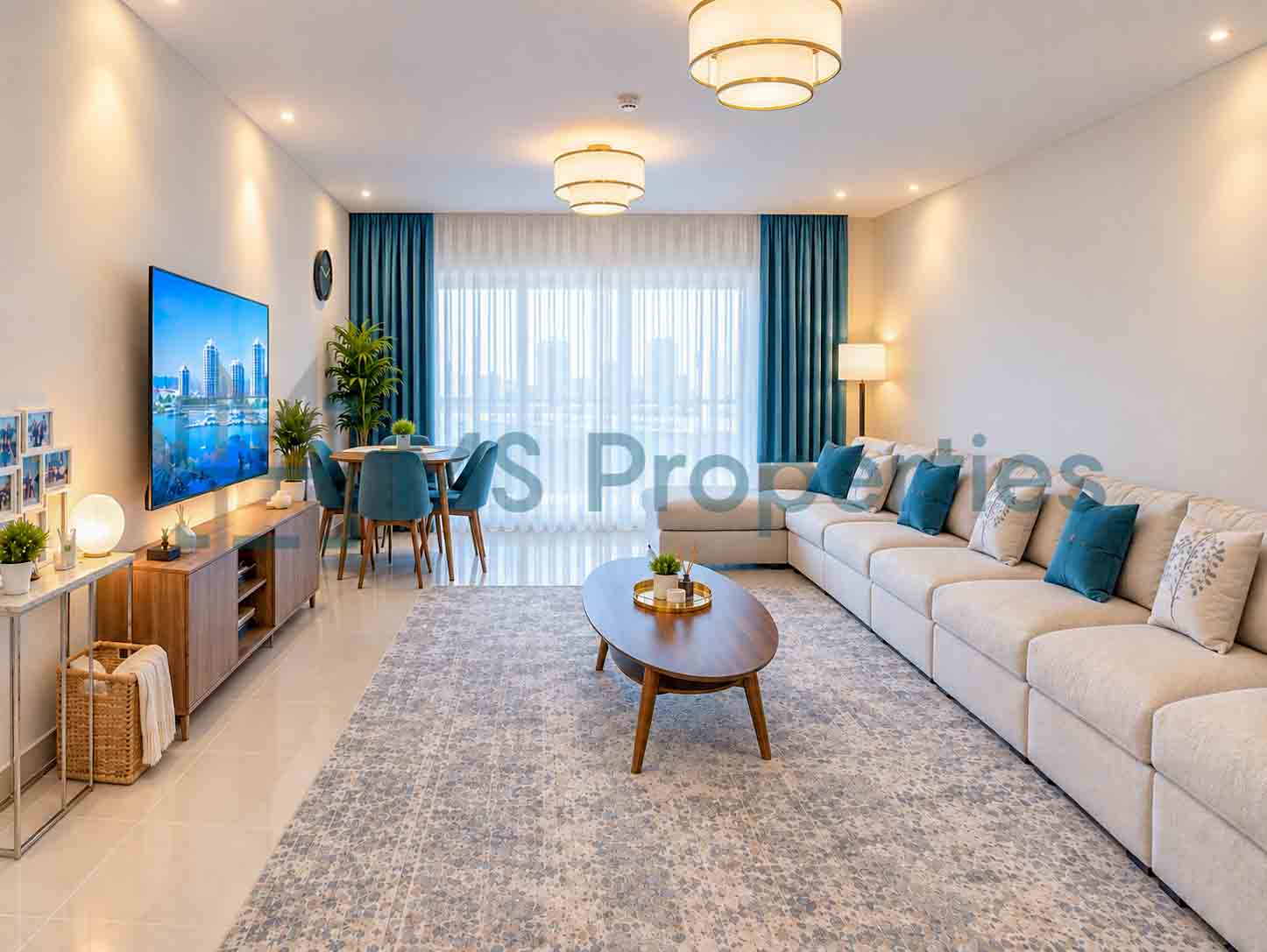 Sophisticated 1BHK Apartment with Full Sea View Balcony
