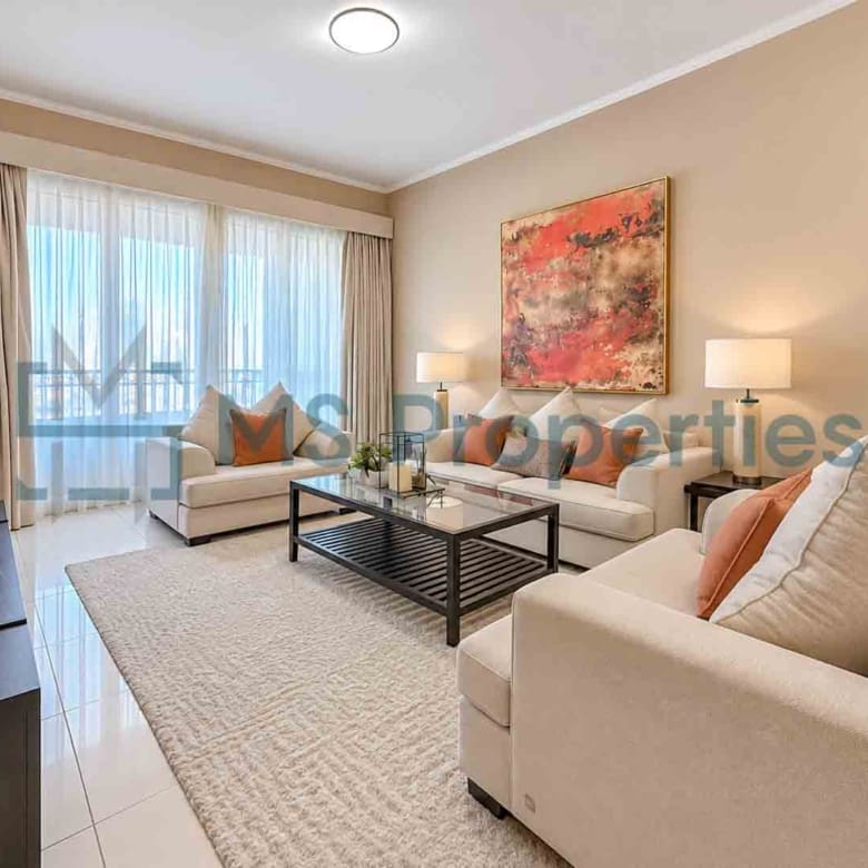 Premium 3BDR Flat Furnished w/ Balcony Breathtaking Sea View