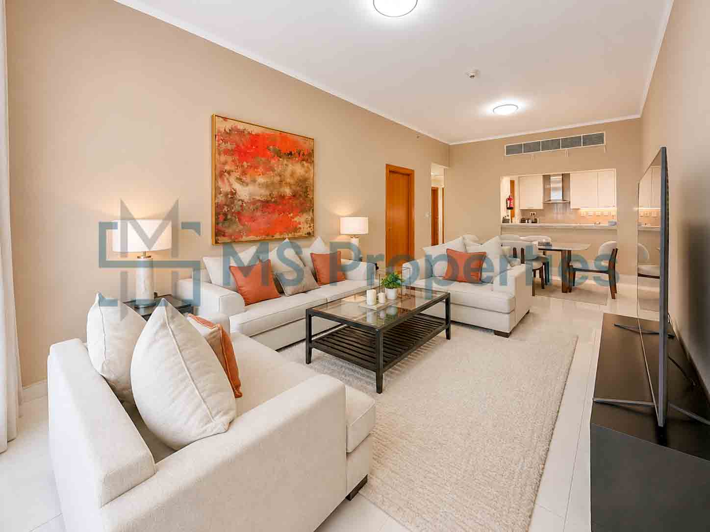 Premium 3BDR Flat Furnished w/ Balcony Breathtaking Sea View