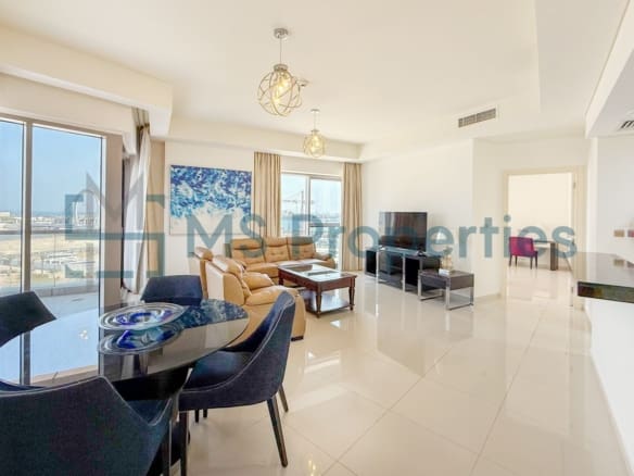 Stunning 1 BDR Furnished with Balcony | Beautiful Sea View