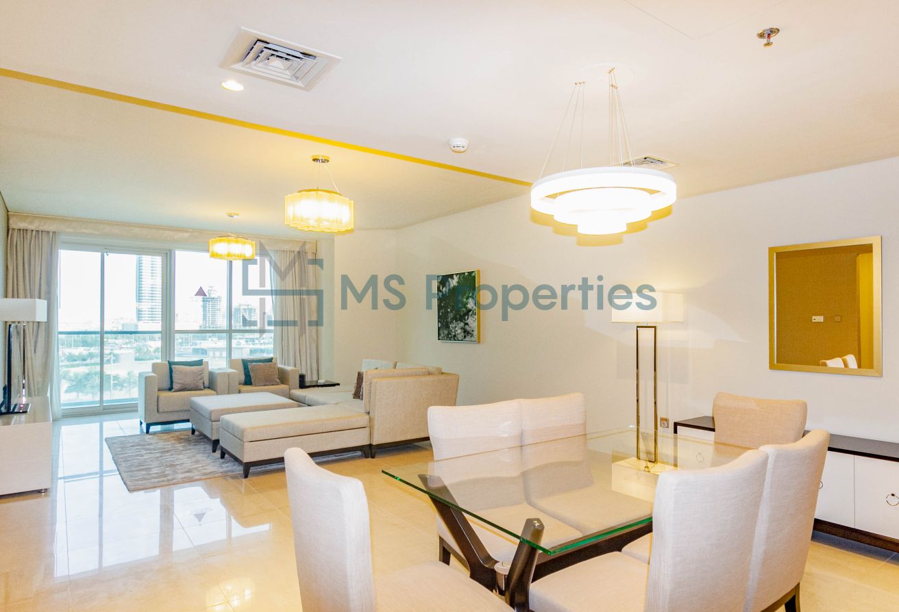 High Floor | Fully Furnished 3 Bedroom in Lusail Marina