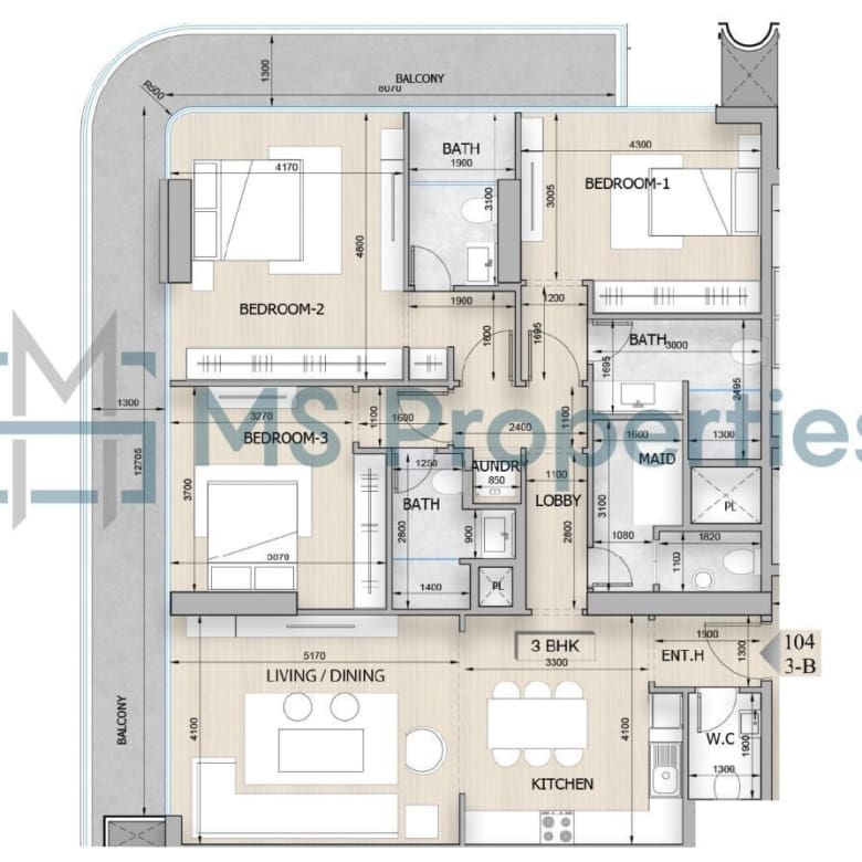 Uprising Brand New 3 Bedroom Luxurious Apartments