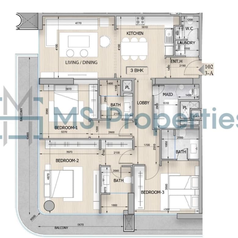 Uprising Brand New 3 Bedroom Luxurious Apartments