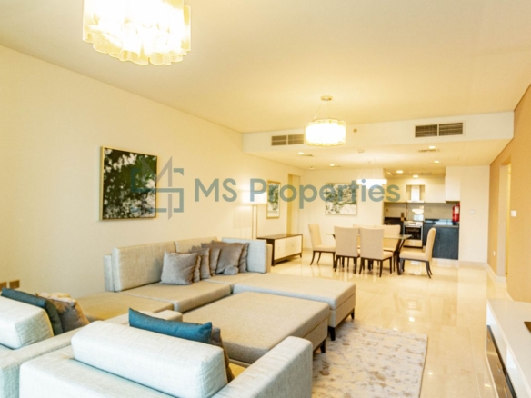 High Floor | Fully Furnished 3 Bedroom in Lusail Marina