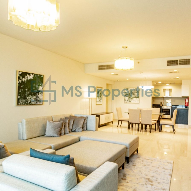 High Floor | Fully Furnished 3 Bedroom in Lusail Marina