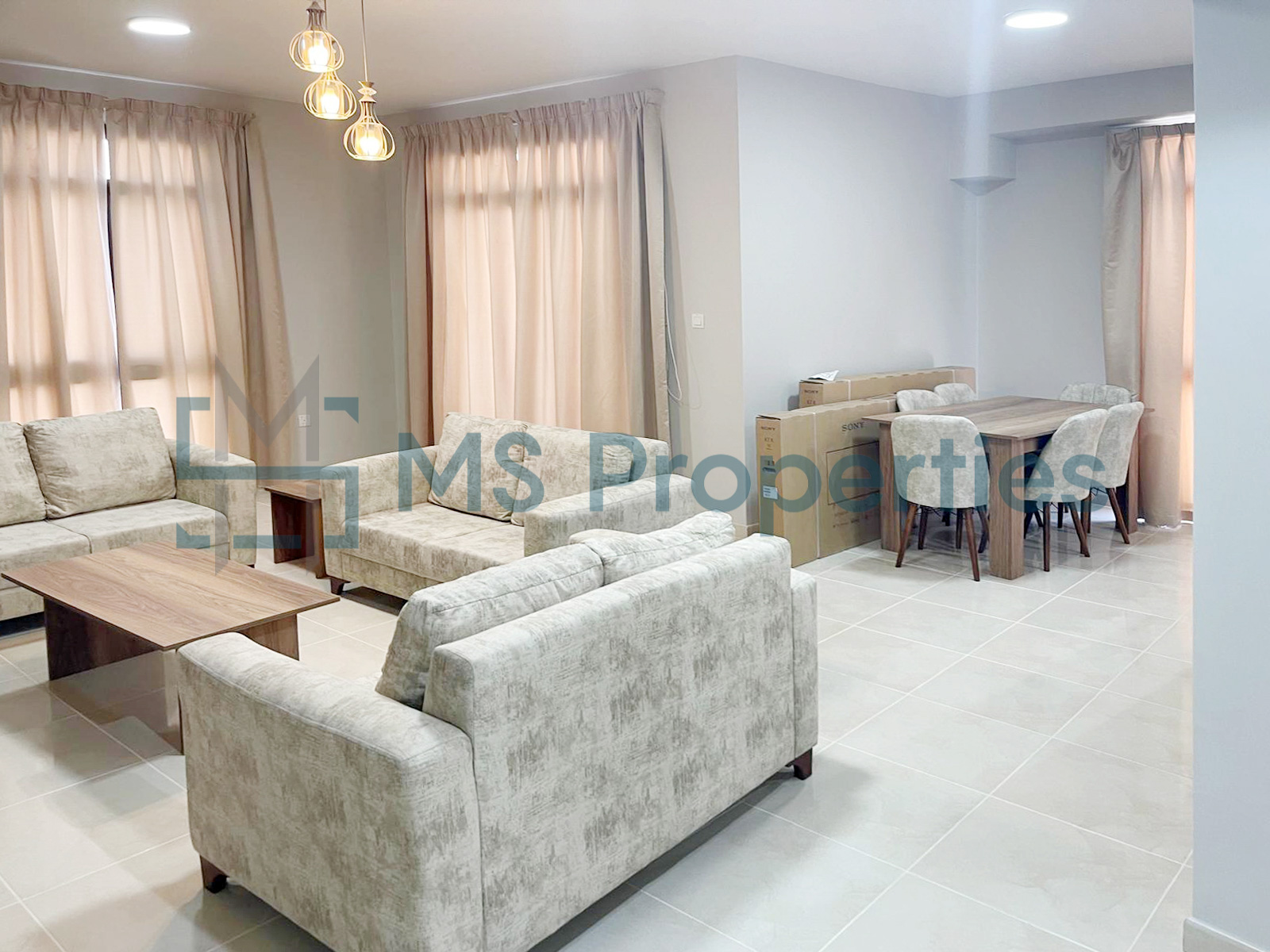 Stunning 3 BHK Furnished with Balcony | Prime Location Lusail