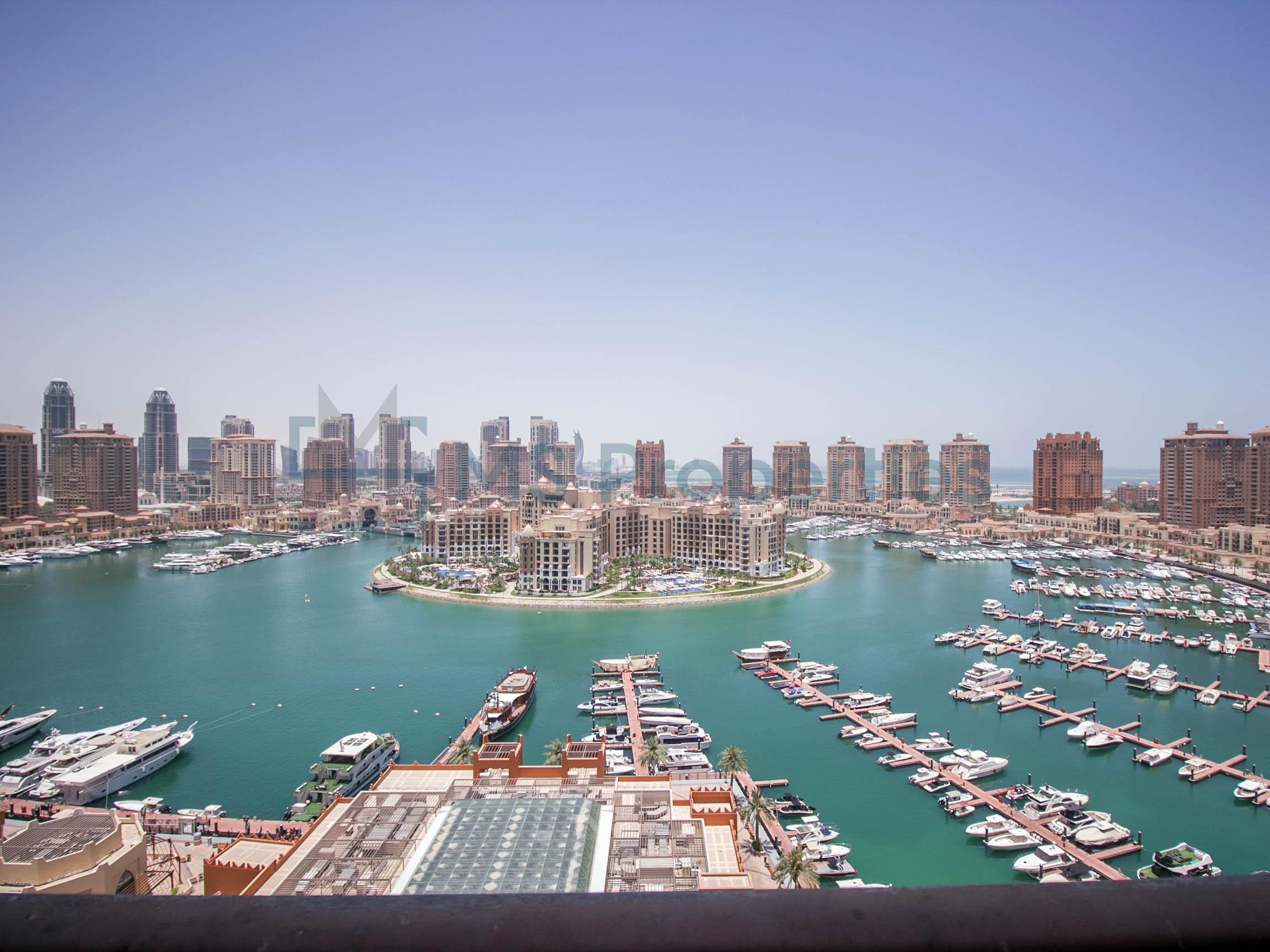 Stunning 2 BHK Apartment with Marina Sea View Balcony