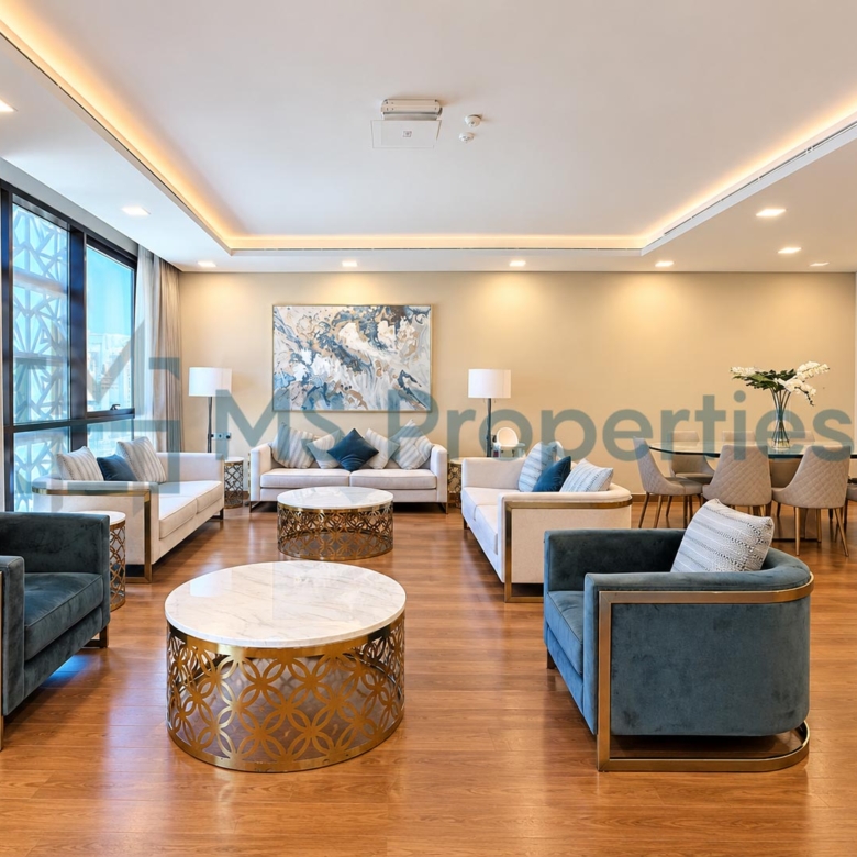 Luxuriously Furnished 3BHK + MaidRoom in The Pearl