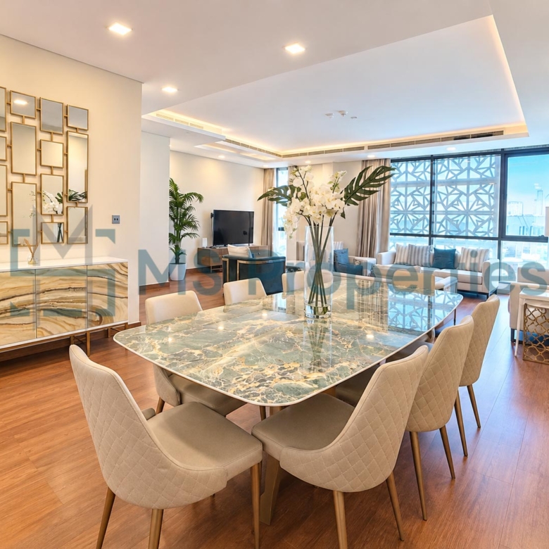 Luxuriously Furnished 3BHK + MaidRoom in The Pearl