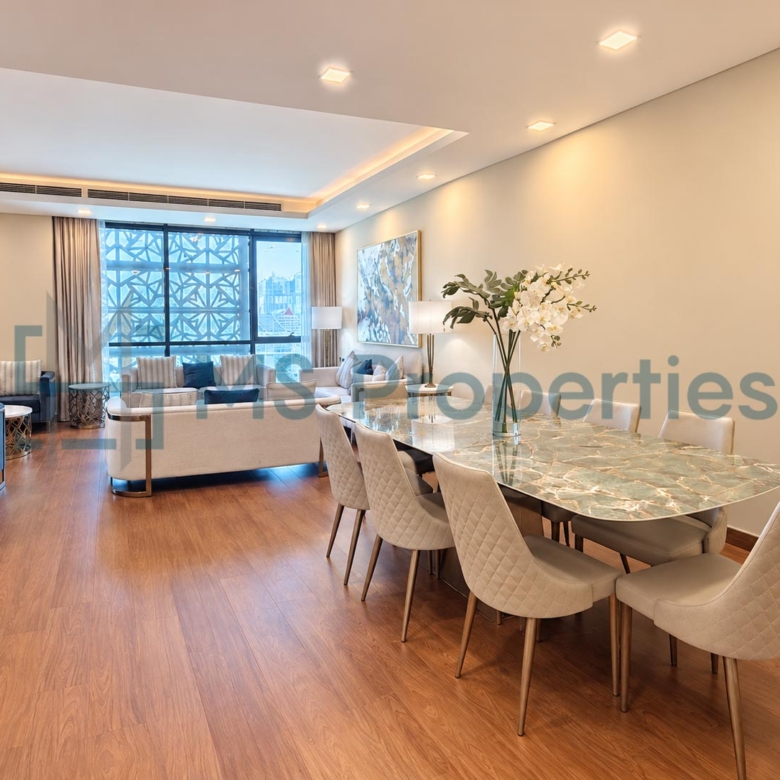Luxuriously Furnished 3BHK + MaidRoom in The Pearl