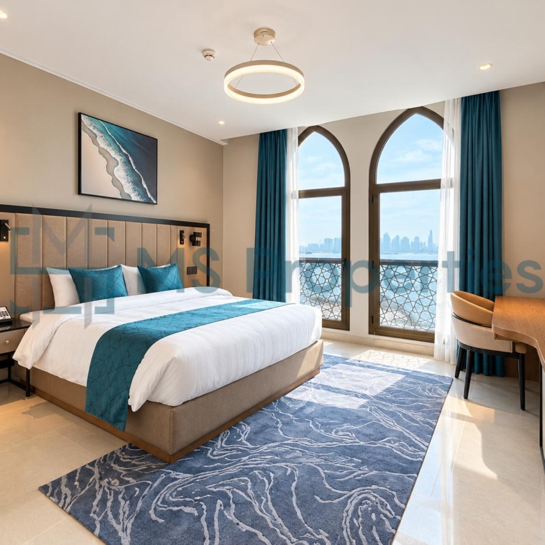 Beautiful 2 BDR + Maid Furnished w/ Perfect Balcony | Access Pool+Gym