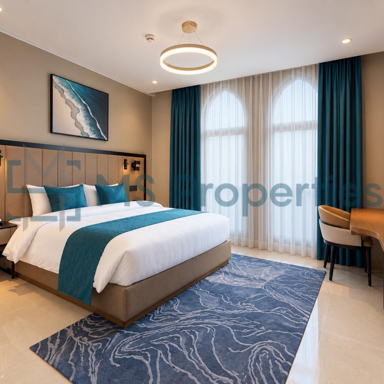 Beautiful 2 BDR + Maid Furnished w/ Perfect Balcony | Access Pool+Gym