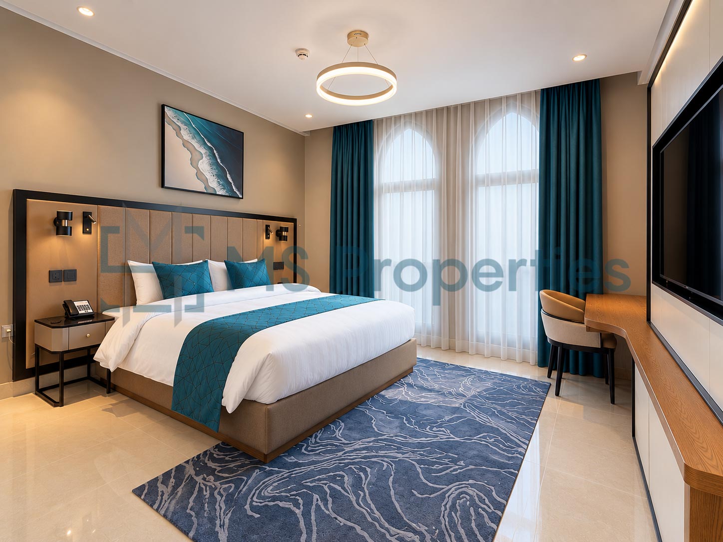 Beautiful 2 BDR + Maid Furnished w/ Perfect Balcony | Access Pool+Gym