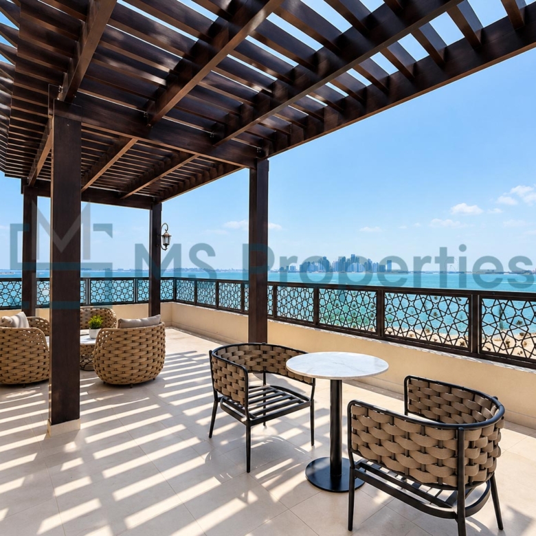 Beautiful 2 BDR + Maid Furnished w/ Perfect Balcony | Access Pool+Gym