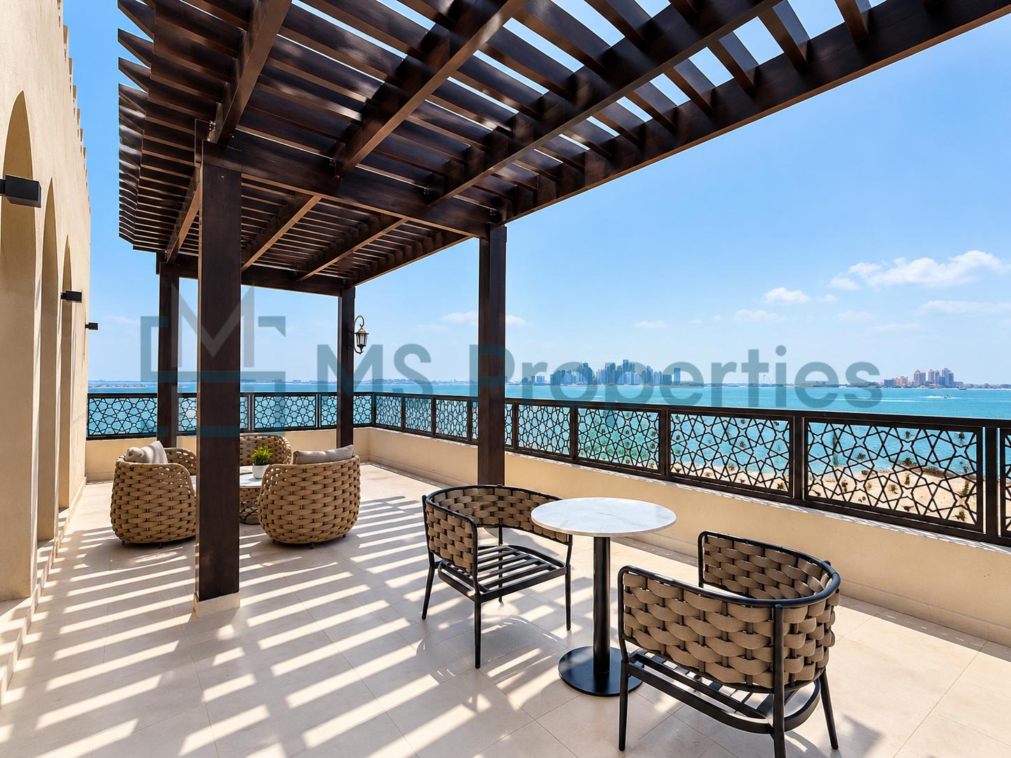 Beautiful 2 BDR + Maid Furnished w/ Perfect Balcony | Access Pool+Gym