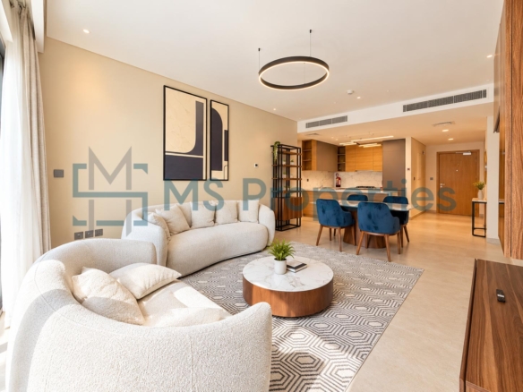 Prestigious 2 BHK + Maid Furnished with Balcony Beautiful City View